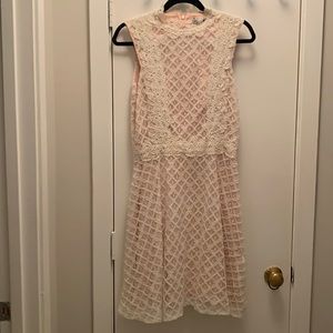 White rehearsal dinner dress